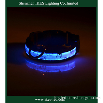 Durable TPU LED Dog Collar (dog lead) with Padded Foam
